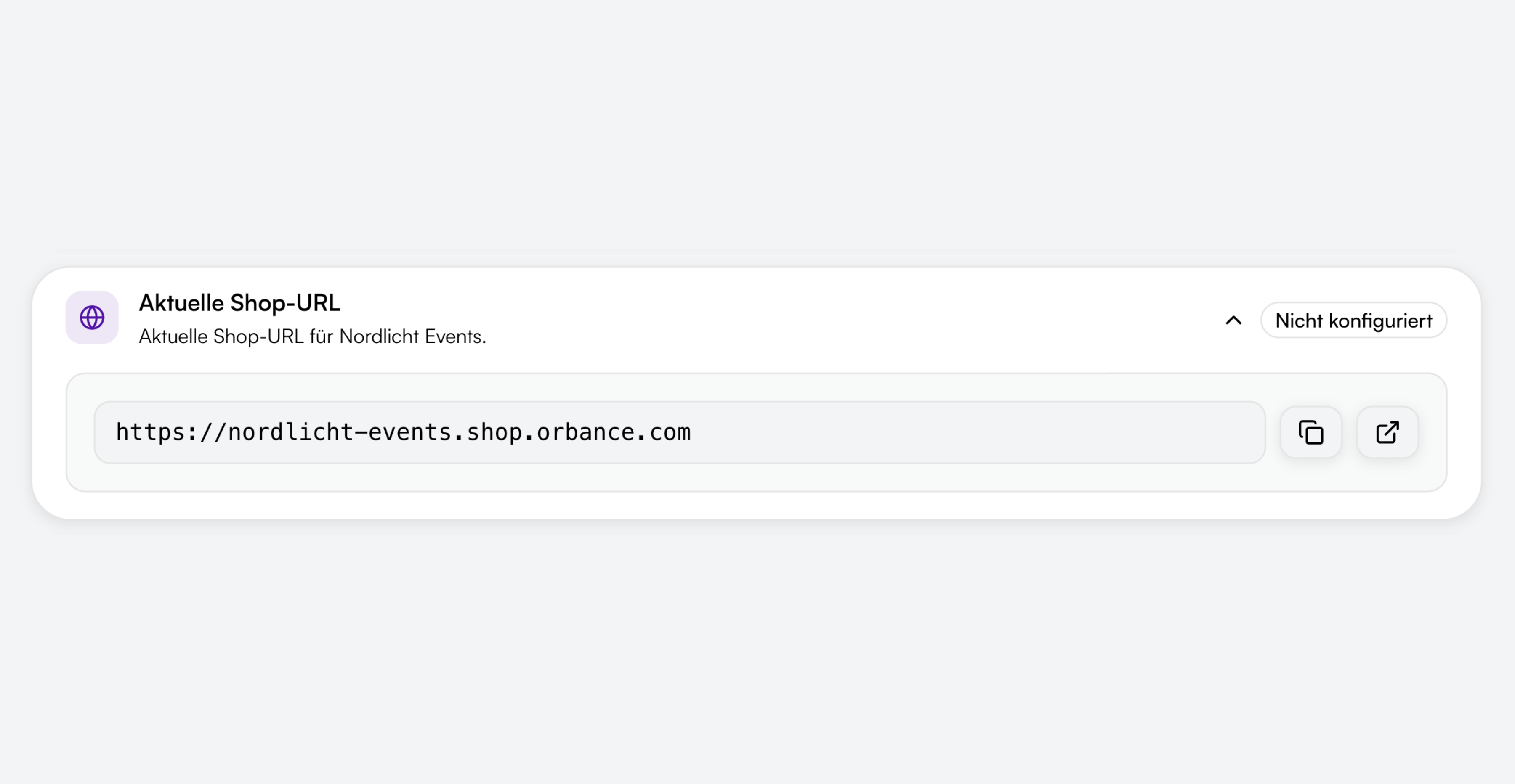 Direkter Shop-Link